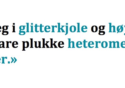 Geir: Dragshow er et kjønnspolitisk statement.