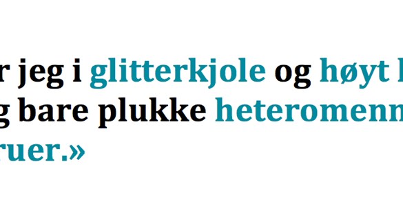 Geir: Dragshow er et kjønnspolitisk statement.